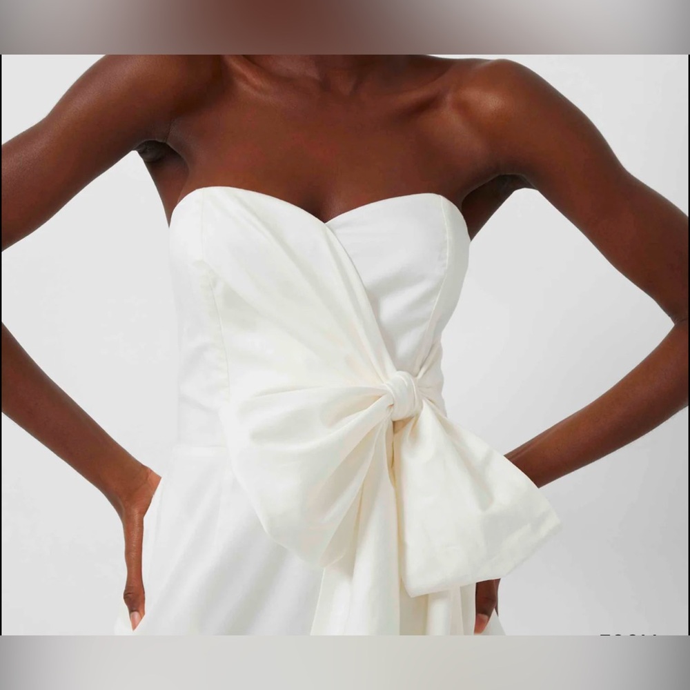 NWT French Connection Strapless Tie Mini Dress - Picture 6 of 6